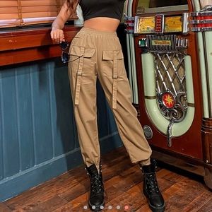 Olive green cargo pants